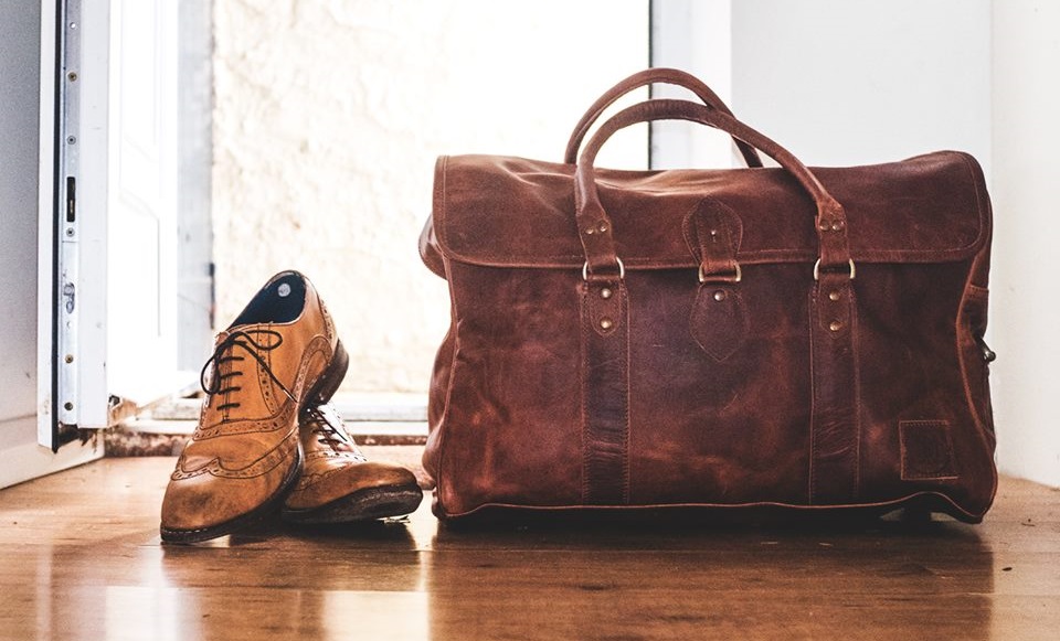 Gentleman's Leather travel bag leather brogues