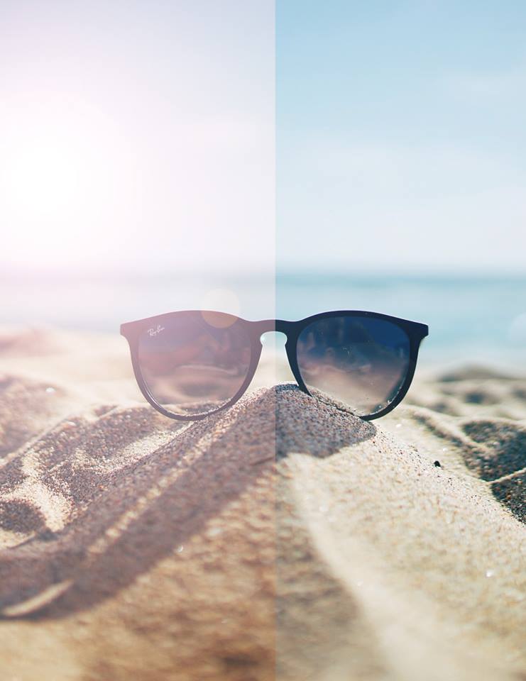 Man wear sunglasses, Man wearing Ray-Bans in a pool, Ray-Bans, Flamingo in pool, Hot guy, Guy in Pool, Sunglasses, Protect your eyes, eye health