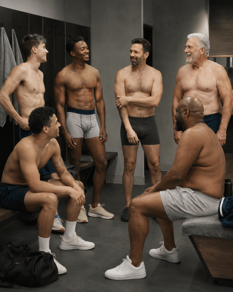 The towel shuffle: what men really think about getting naked in changing&nbsp;rooms
